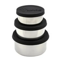 made sustained rvs lekrvije doosjes set zwart