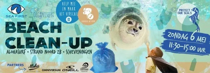 beach cleanup scheveningen