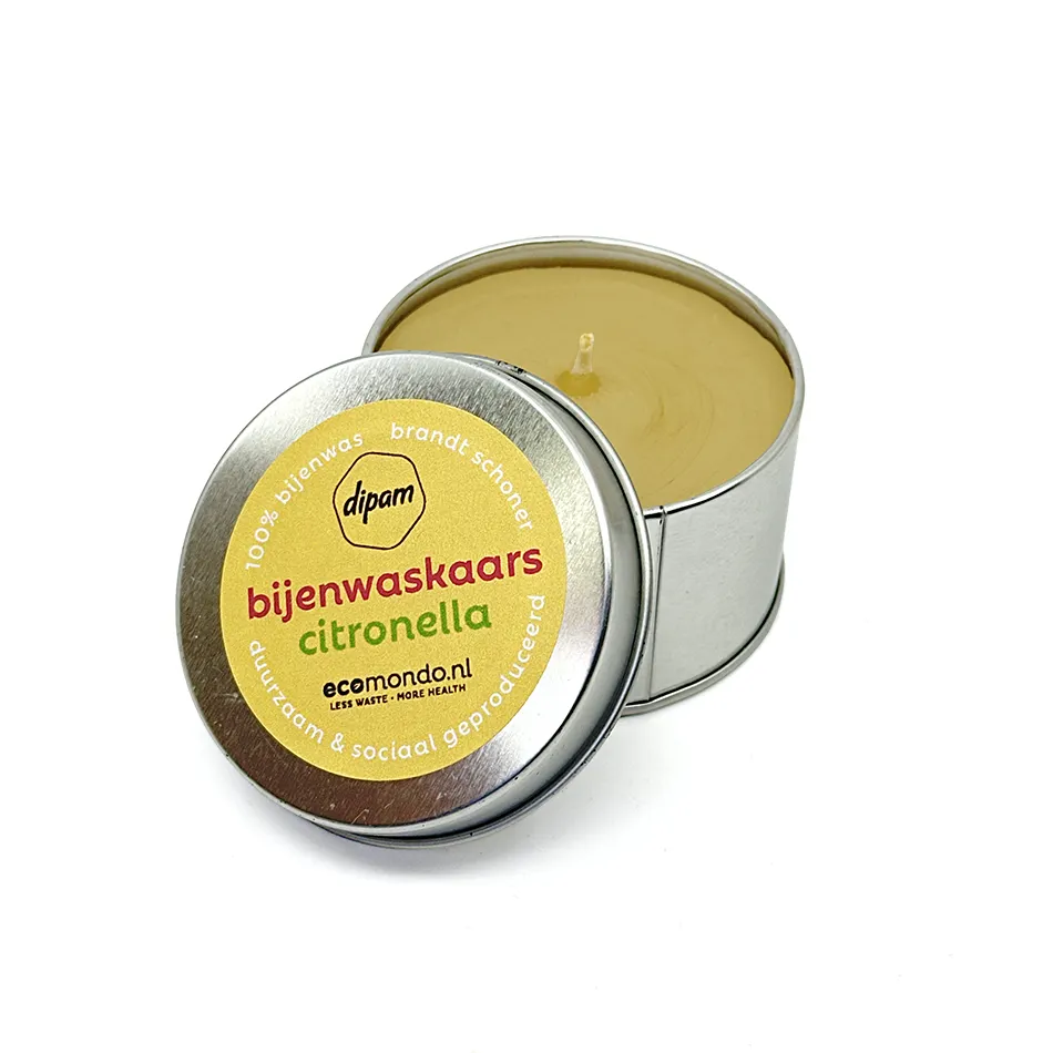 dipam citronella kaars bijenwas