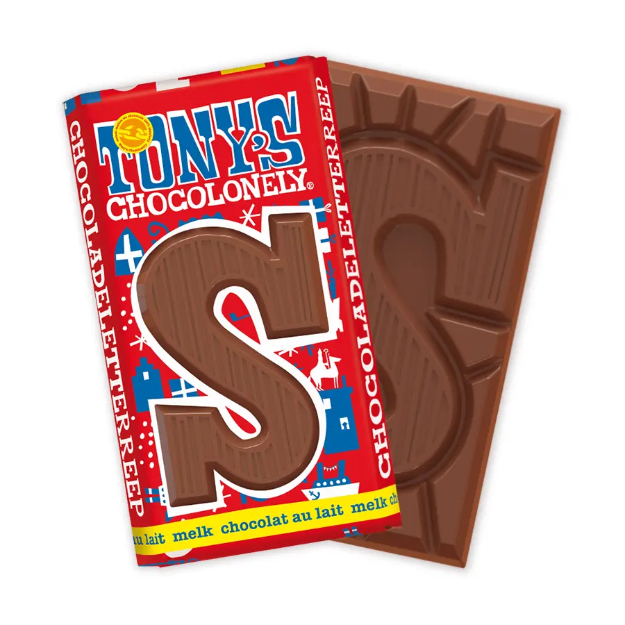 tony sint letter melkchocolade S