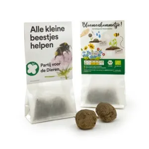 biologische zaadbommen zakje