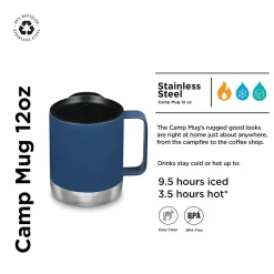 klean kanteen camp mug blauw