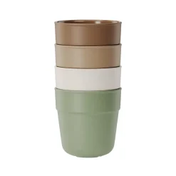 BE O Mok set met vier kleuren bekers