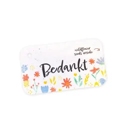 BLOOM plantbare bedankkaartjes Bedankt