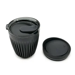 lekvrije deksel voor huskee cup, kleur zwart