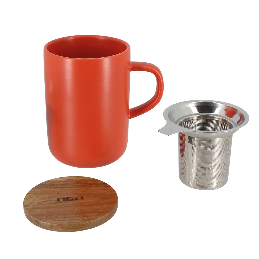 Theekop Met Deksel Keramiek Theemok Houten Handvat Koop Nu Online De Goebel Theemok Met Zeef En Deksel 'For You'! | KUNSTLOFT Drie-in-één Theekop Voor Thuis En Kantoor Losse Thee Mok