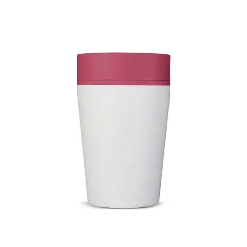 Circular cup 8oz chalk lotus pink