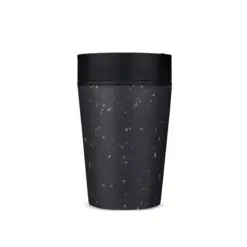 Circular cup 8oz grey ink Black