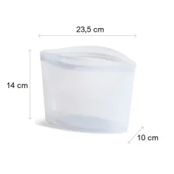 stasher bowl 4 cup met afmetingen