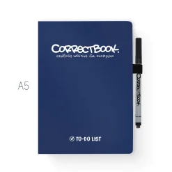 correctbook to do list A5 blauw