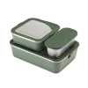 stapelbare lunchbox set van klean kanteen in de kleur sea spray