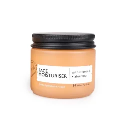 upcircle gezichts creme glazen pot