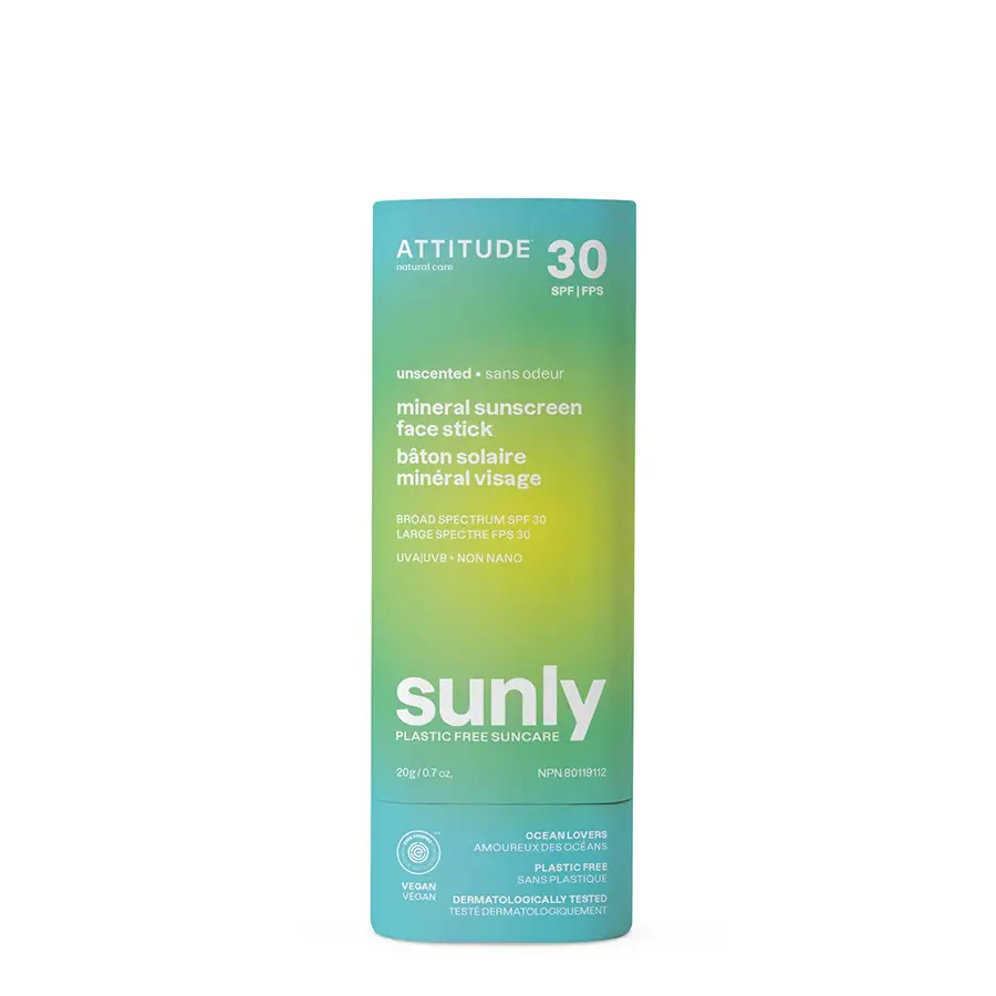 Attitude Sunly Stick factor30 zonder parfum