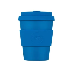 Ecoffee Cup Bonassola blauwe koffiebeker 12oz 340ml