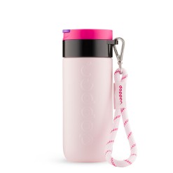 Travel mug dopper hand Berry Black Cherry Pink