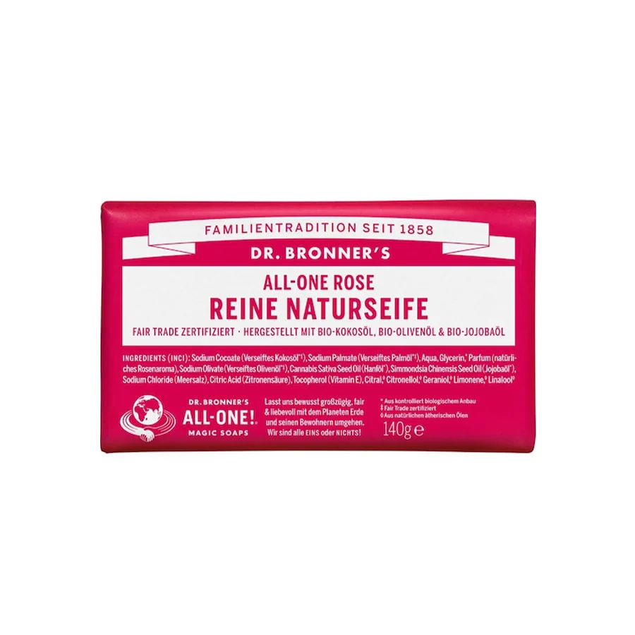 dr.bronners blokzeep rose