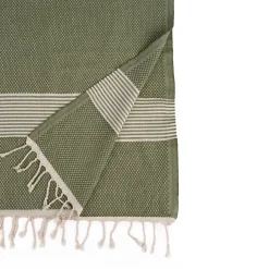 happy towels hamamdoek donker olijf groen