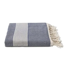 happy towels hamamdoek nacht blauw