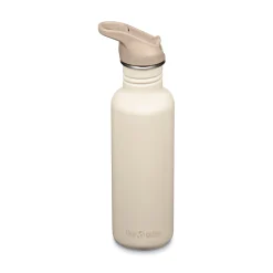klean kanteen sport 800ml white grey