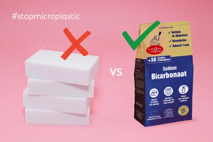 magic spons microplastic bicarbonaat